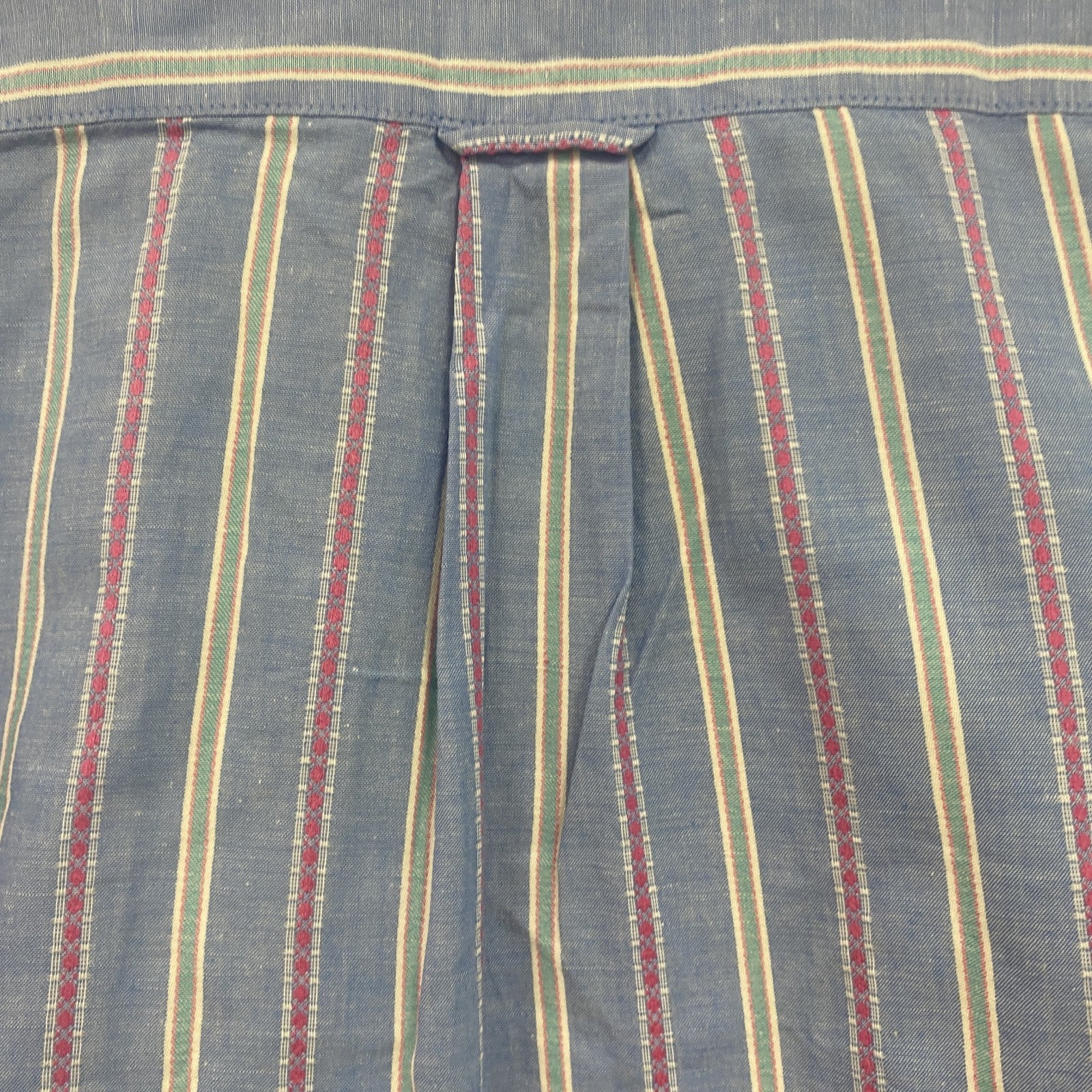 Levi’s　リーバイス　長袖ボタンダウンシャツ　ストライプ柄　水色　ライトブルー　Mサイズ