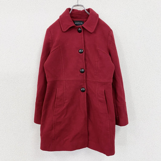 LONDON FOG　ロンドンフォグ　ウールコート　赤　レッド　Mサイズ