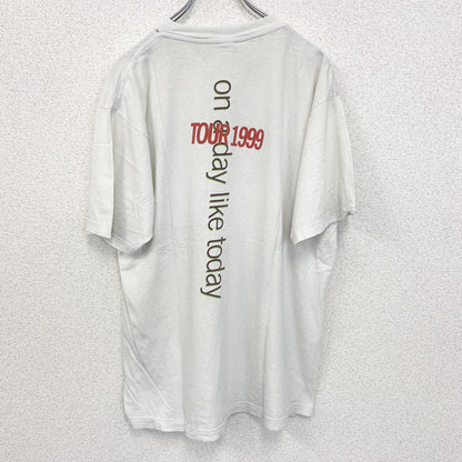 古着 used　BG　半袖ライブTシャツ　ブライアン アダムス　on a day like today　90s　白　XLサイズ