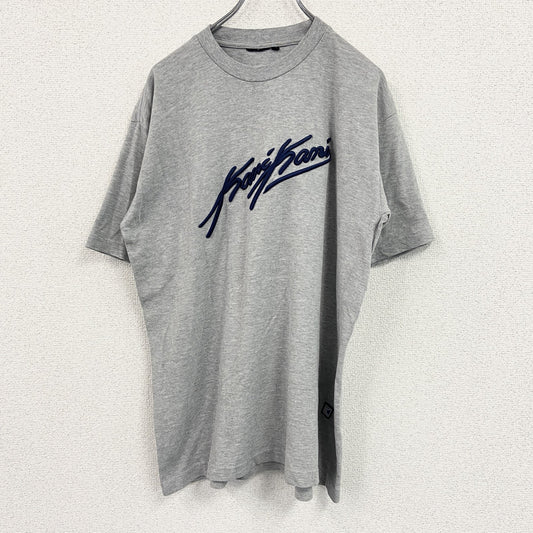 半袖Tシャツ　刺繡デザイン　灰色　グレー　Mサイズ