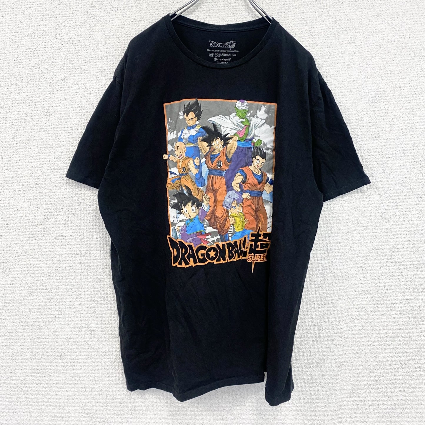 DRAGONBALL超SUPER　ドラゴンボール　半袖プリントTシャツ　黒　ブラック　2XLサイズ