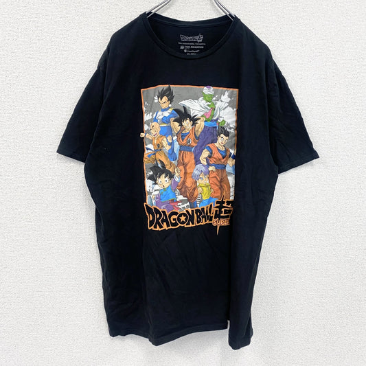 DRAGONBALL超SUPER　ドラゴンボール　半袖プリントTシャツ　黒　ブラック　2XLサイズ