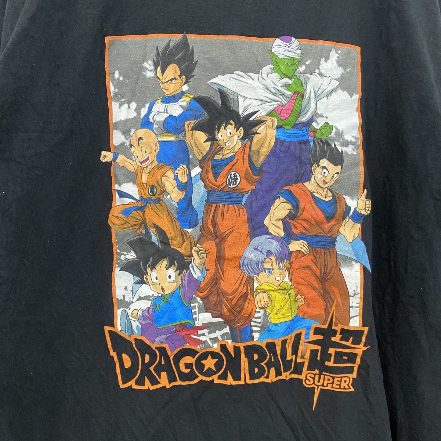 DRAGONBALL超SUPER　ドラゴンボール　半袖プリントTシャツ　黒　ブラック　2XLサイズ