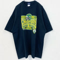 古着 used　BLUE84　2011　OREBON　FOOTBALL　フットボール　半袖プリントTシャツ　ネイビー　XXLサイズ