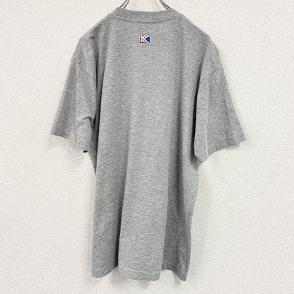 半袖Tシャツ　刺繡デザイン　灰色　グレー　Mサイズ