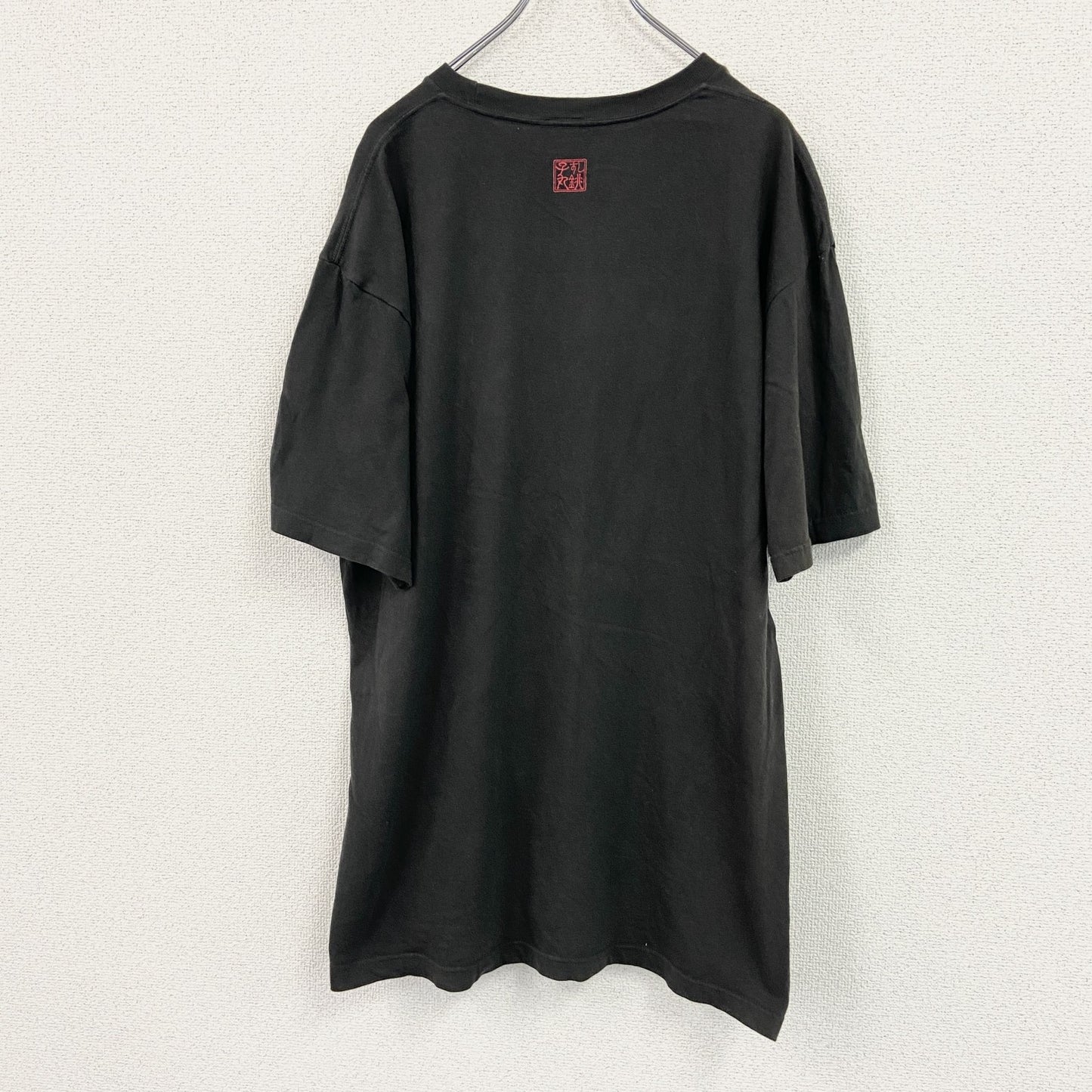 Print star　プリントスター　銚子丸　半袖企業プリントTシャツ　お寿司屋　黒　ブラック　XXLサイズ