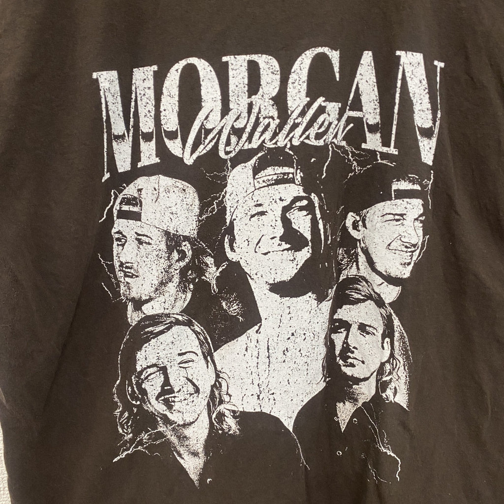 GILDAN　ギルダン　Morgan Wallen　モーガンウォーレン　半袖プリントTシャツ　茶色　ブラウン　Lサイズ