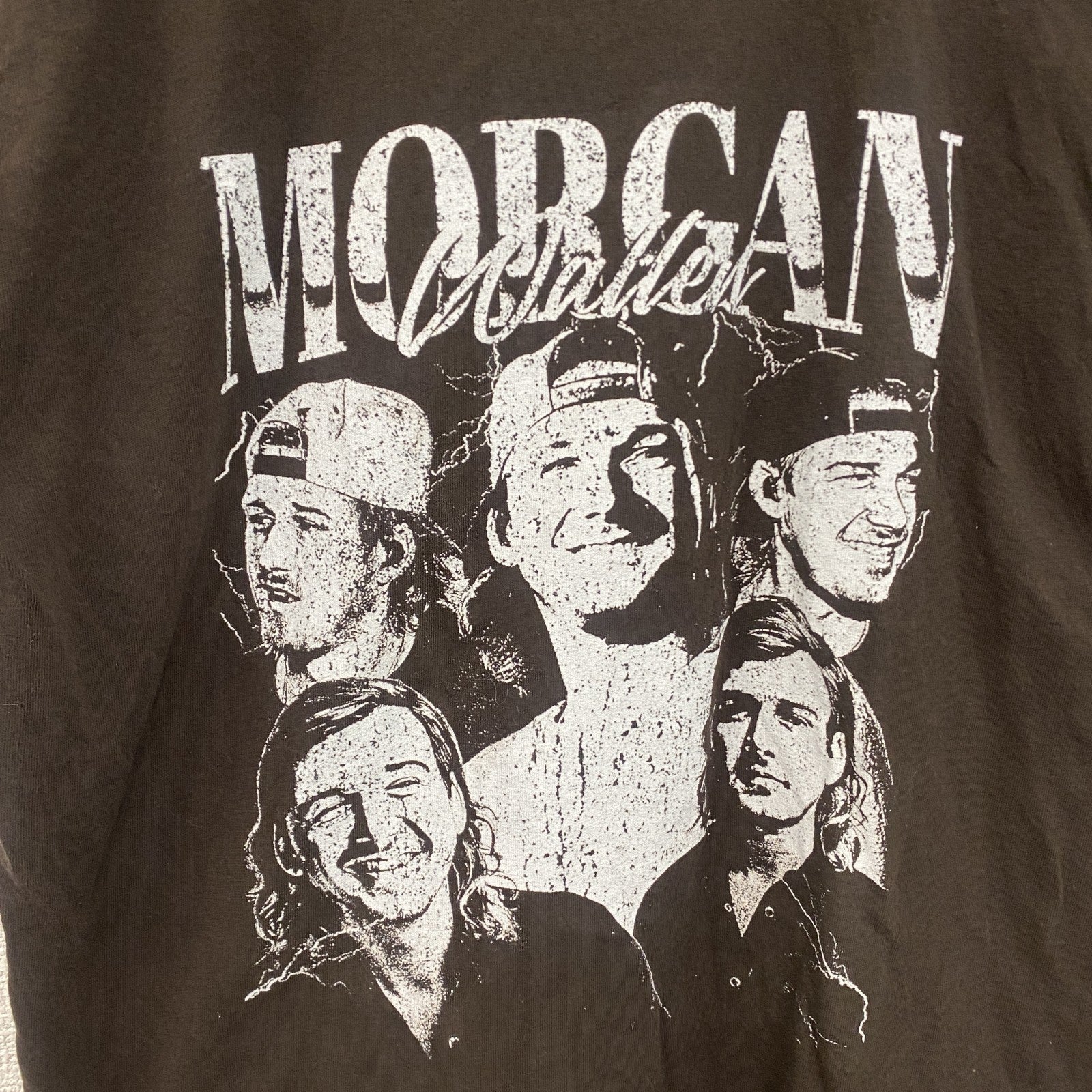 GILDAN　ギルダン　Morgan Wallen　モーガンウォーレン　半袖プリントTシャツ　茶色　ブラウン　Lサイズ