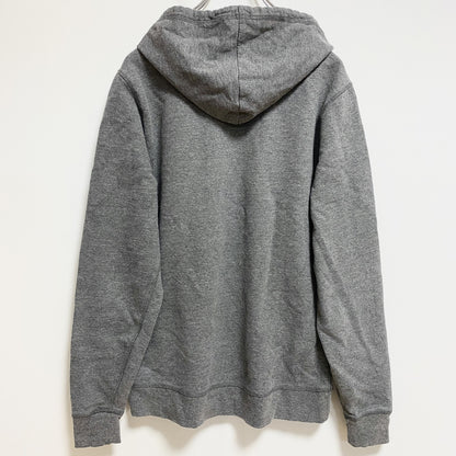 古着 used　Levi’s　リーバイス　長袖ロゴプリントパーカー　スウェットフーディ　グレー　秋冬服　Sサイズ