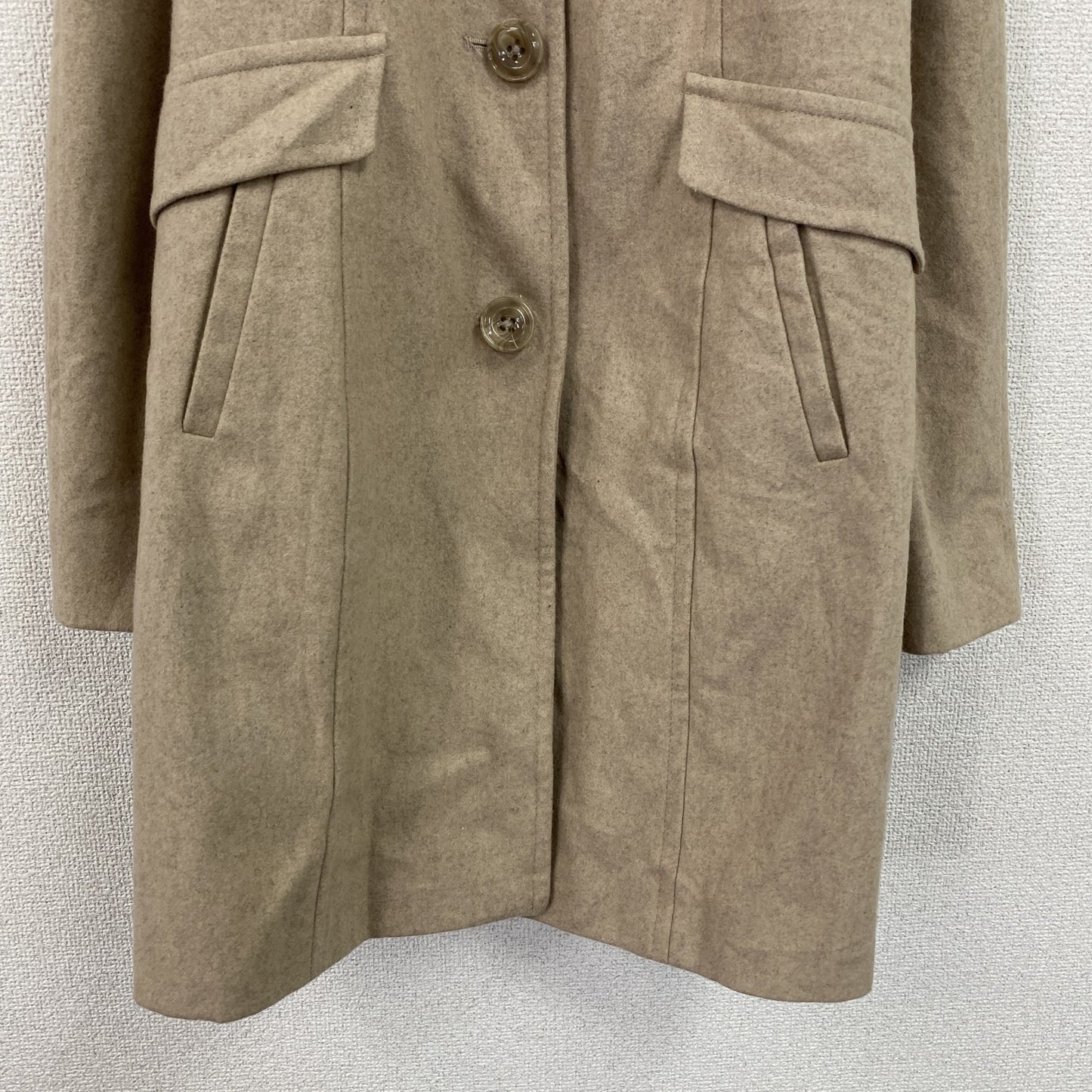 LONDON FOG　ロンドンフォグ　ウールコート　ベージュ　Mサイズ