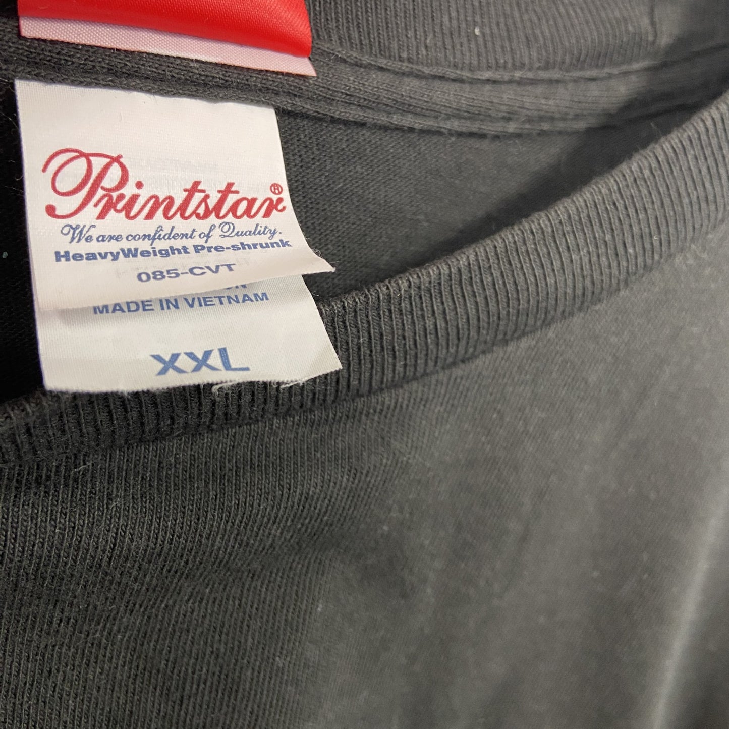 Print star　プリントスター　銚子丸　半袖企業プリントTシャツ　お寿司屋　黒　ブラック　XXLサイズ