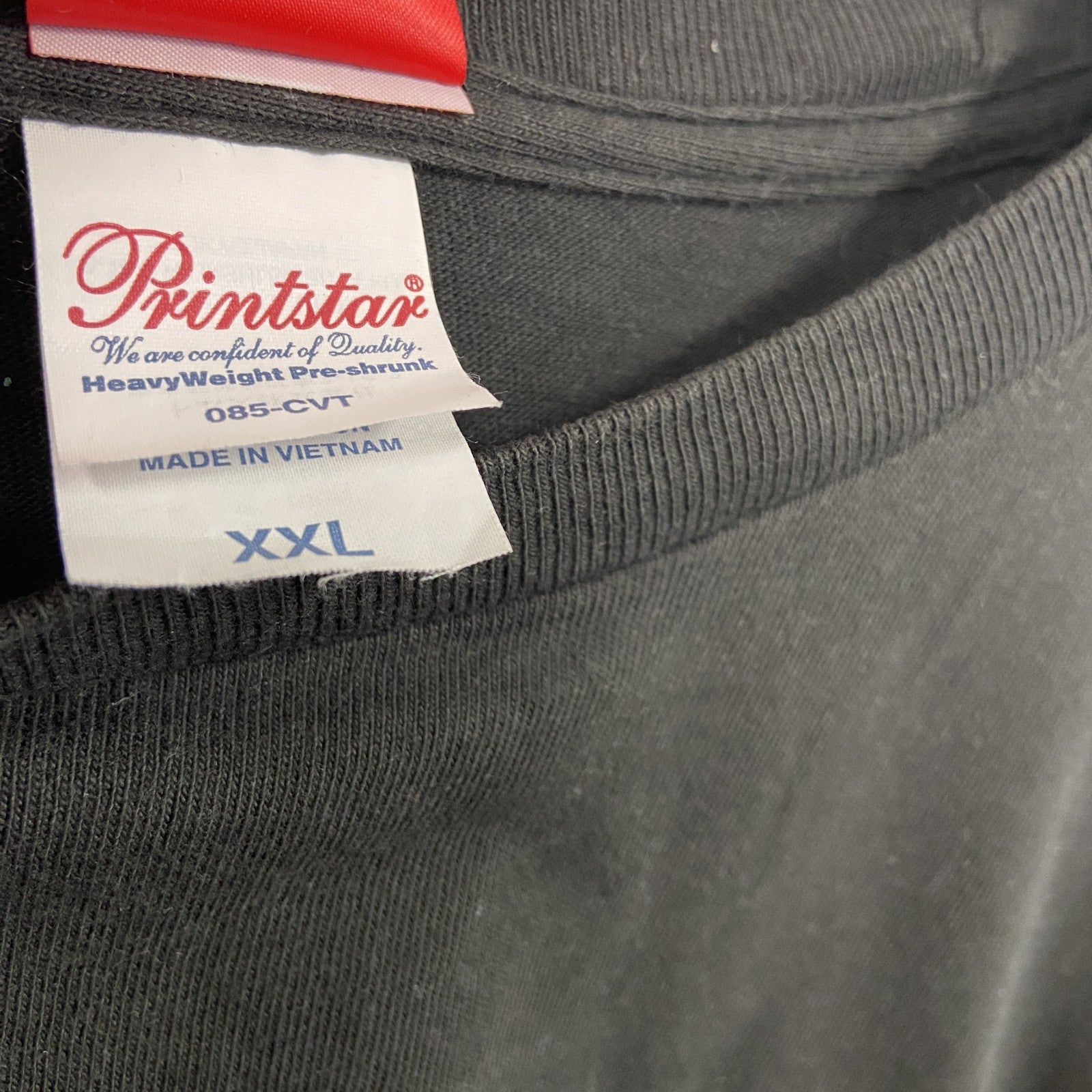 Print star　プリントスター　銚子丸　半袖企業プリントTシャツ　お寿司屋　黒　ブラック　XXLサイズ
