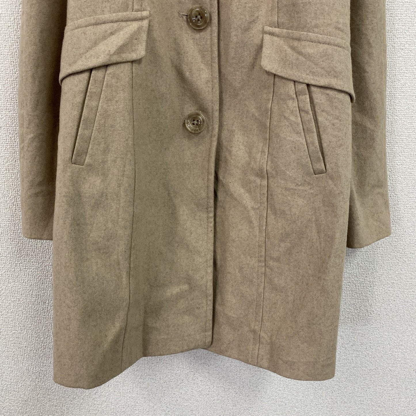 LONDON FOG　ロンドンフォグ　ウールコート　ベージュ　Mサイズ