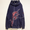 古着 used　PUMA　長袖プリントパーカー　スウェットフーディ　RedBull RACING　ビッグシルエット　2XLサイズ