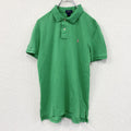 POLO RALPH LAUREN　ポロラルフローレン　半袖ポロシャツ　刺繡ロゴ　緑　グリーン　XLサイズ