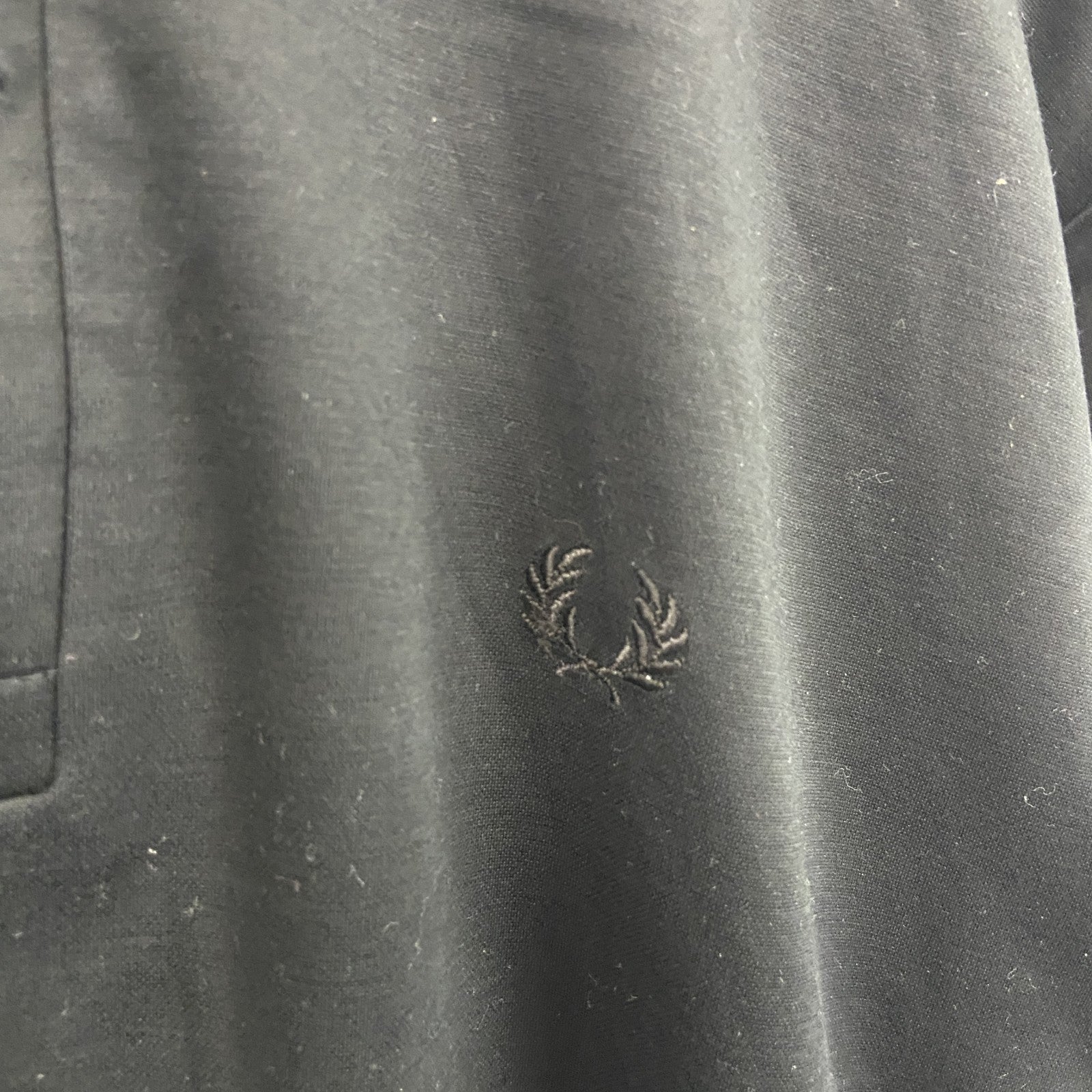 FRED PERRY　フレッドペリー　半袖ポロシャツ　黒　ブラック　Sサイズ
