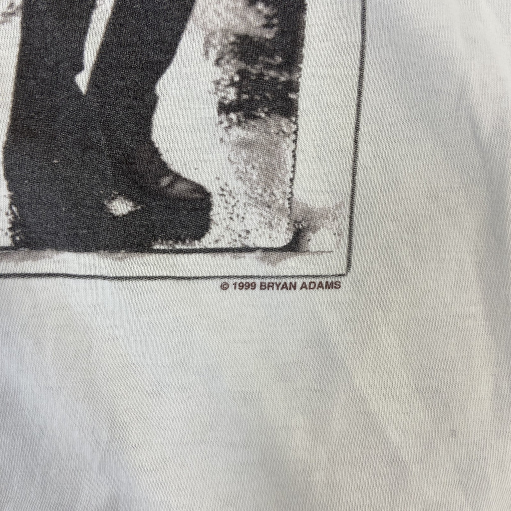 古着 used　BG　半袖ライブTシャツ　ブライアン アダムス　on a day like today　90s　白　XLサイズ