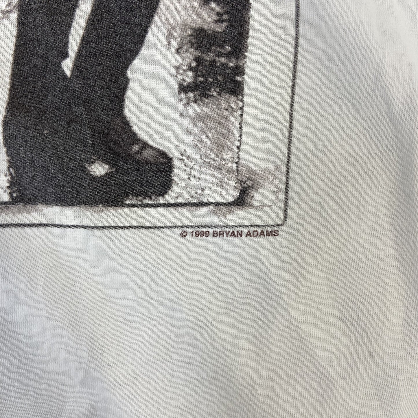 古着 used　BG　半袖ライブTシャツ　ブライアン アダムス　on a day like today　90s　白　XLサイズ