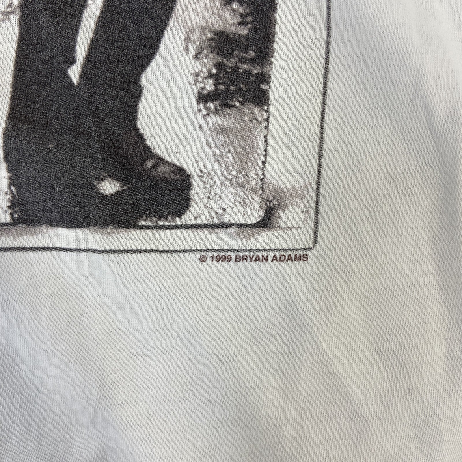 古着 used　BG　半袖ライブTシャツ　ブライアン アダムス　on a day like today　90s　白　XLサイズ