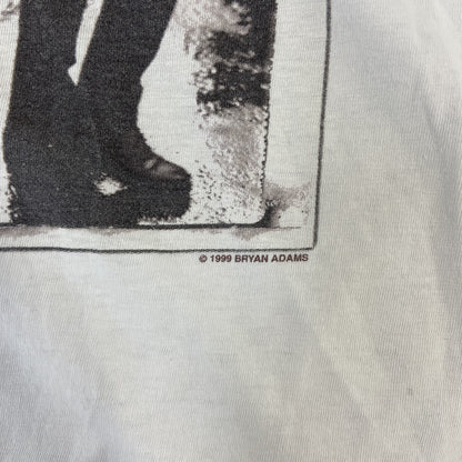 古着 used　BG　半袖ライブTシャツ　ブライアン アダムス　on a day like today　90s　白　XLサイズ