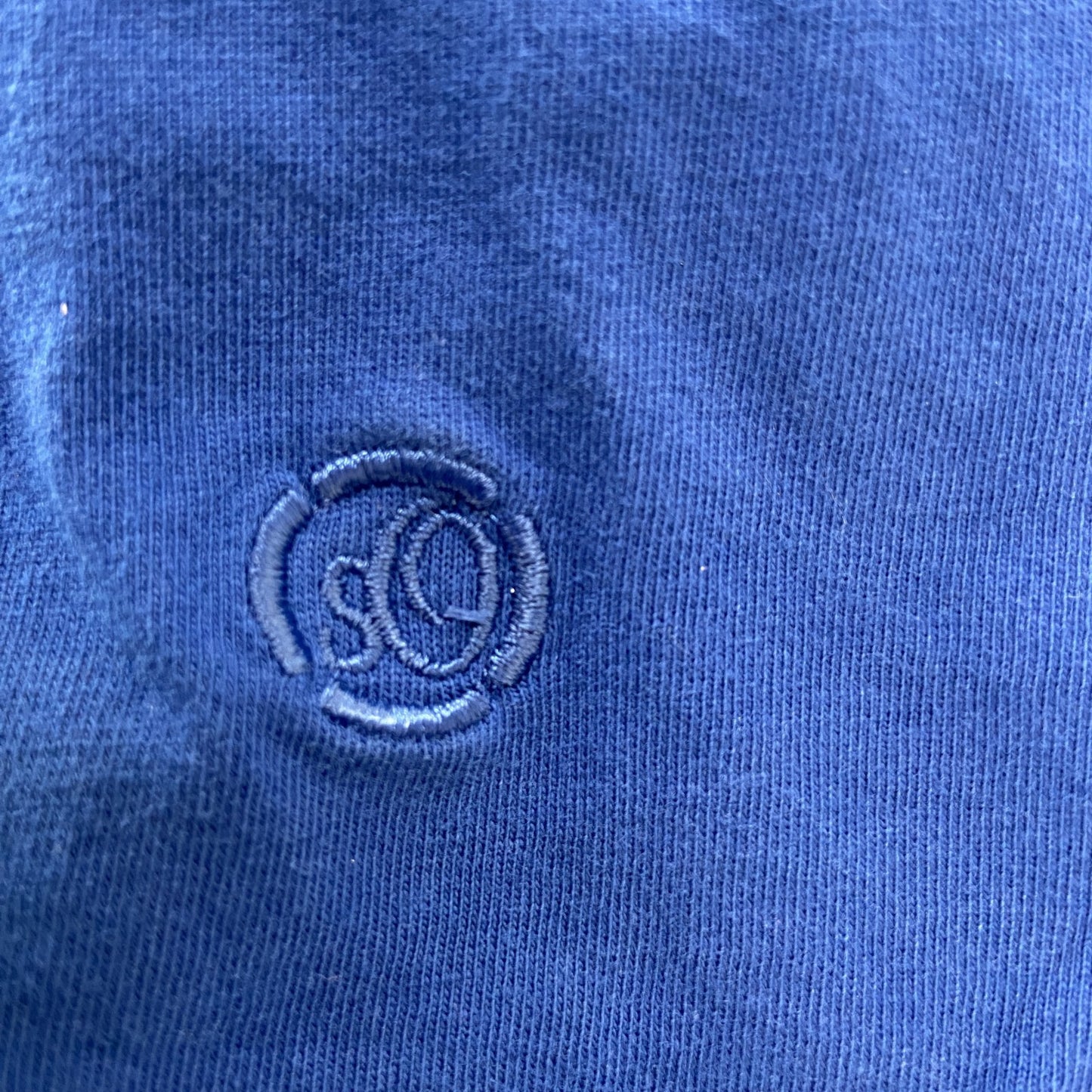 古着 used　s.Oliver　半袖プリントTシャツ　HOT ROD　クラシックカー　クルーネック　カジュアル　青　Lサイズ