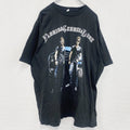 TULTEX　フロリダジョージアライン　半袖プリントTシャツ　バンT　黒　ブラック　XLサイズ