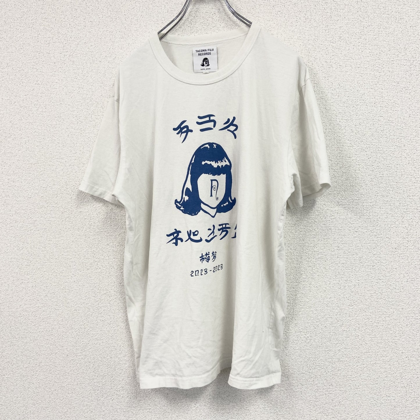 TACOMA FUJI RECORDS　タコマフジレコード　半袖プリントTシャツ　白　ホワイト　Mサイズ
