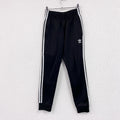 adidas　アディダス　トラックパンツ　ジャージパンツ　黒　ブラック　Sサイズ