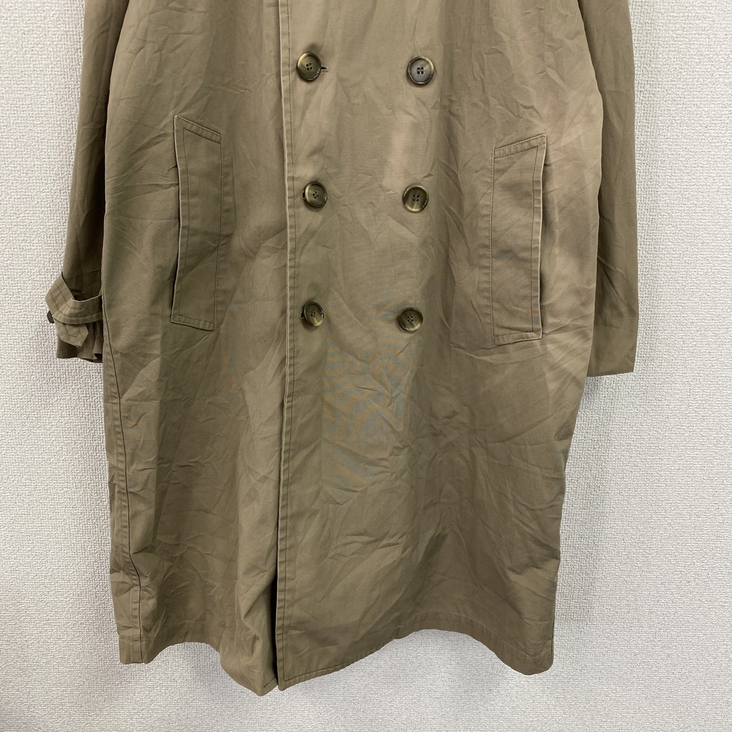 LONDON FOG　ロンドンフォグ　ダブルトレンチコート　ベージュ　36サイズ