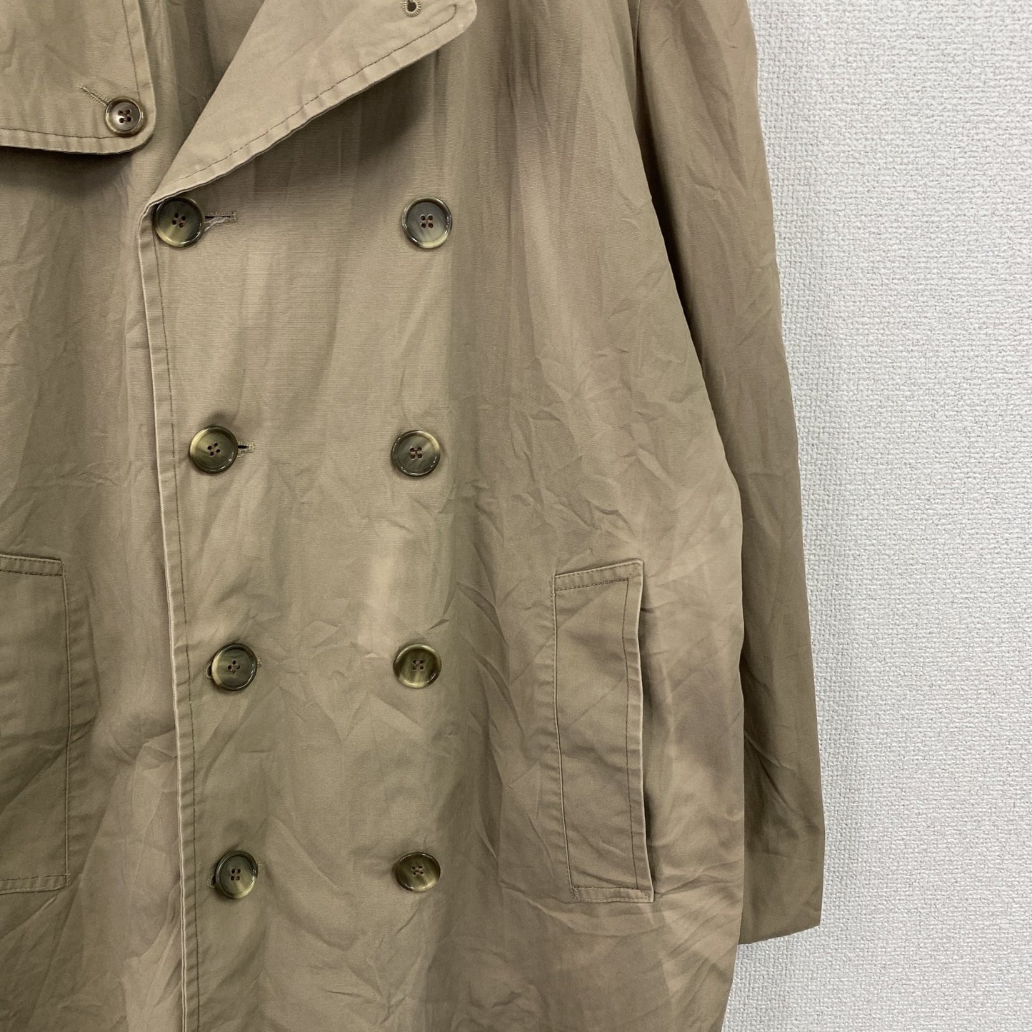 LONDON FOG　ロンドンフォグ　ダブルトレンチコート　ベージュ　36サイズ
