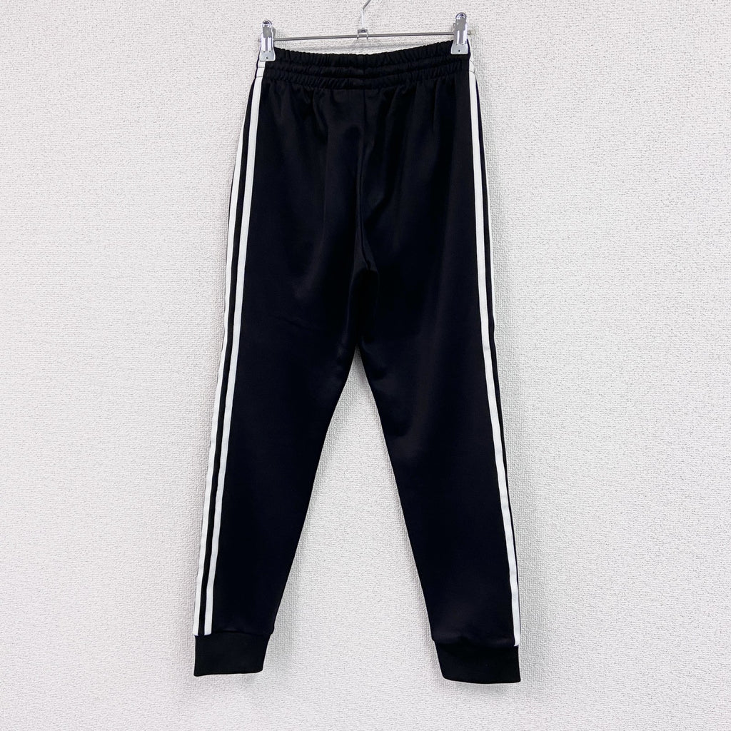 adidas　アディダス　トラックパンツ　ジャージパンツ　黒　ブラック　Sサイズ