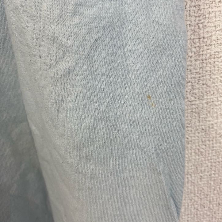 古着 used　GILDAN　ギルダン　半袖プリントTシャツ　ベースボール　野球　スポーツ　水色　ライトブルー　Mサイズ