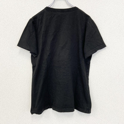 B&C　半袖プリントアニマルTシャツ　PFER TIG　馬　英字プリント　黒　XXLサイズ