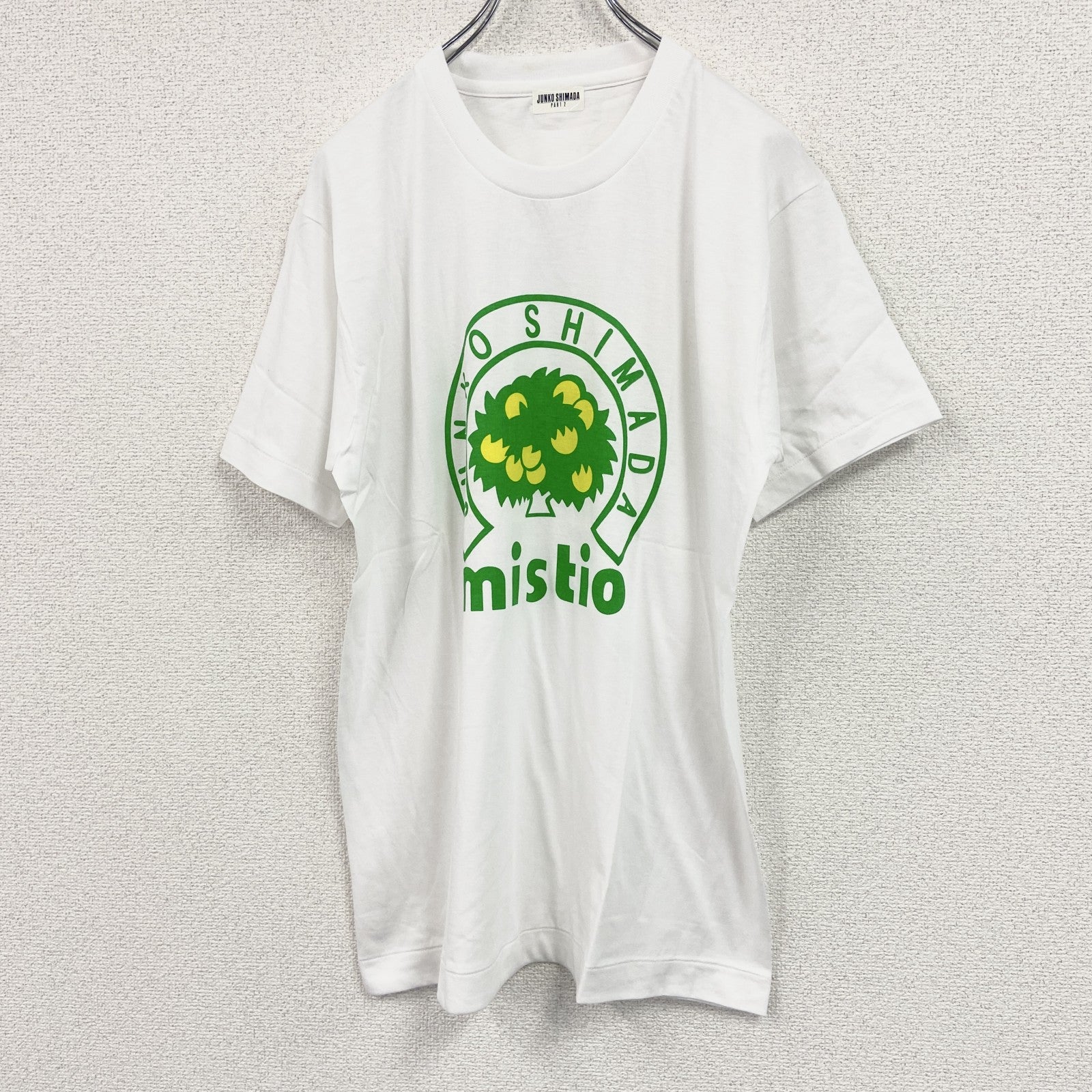 JYUNKO SHIMADA　ジュンコ シマダ　半袖プリントTシャツ　シングルステッチ　白　ホワイト