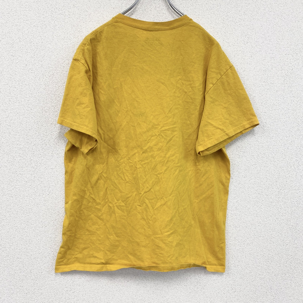 SUPER MARIO　スーパーマリオ　半袖プリントTシャツ　黄色　イエロー　Lサイズ
