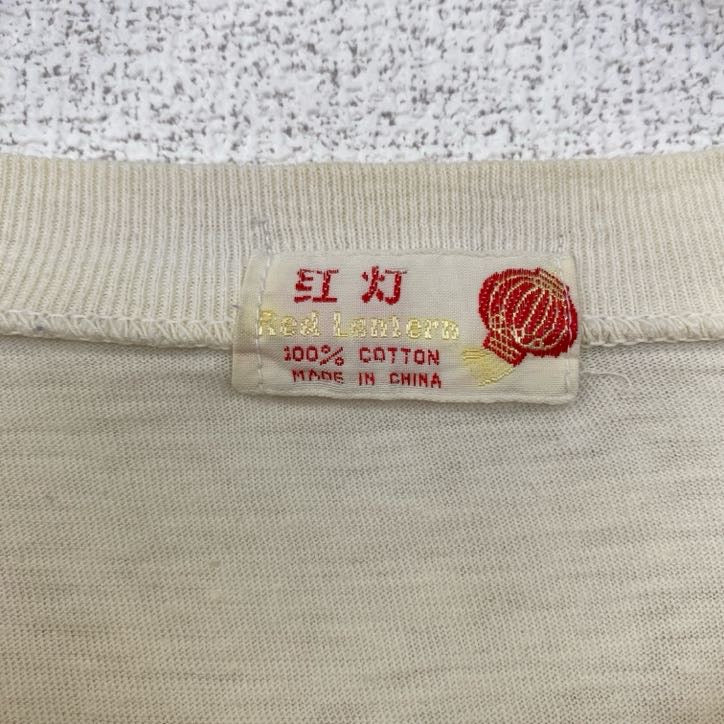 古着 used　　半袖プリントTシャツ　バックプリント　車　カー　シングルステッチ　90s　レトロ　アイボリー　Mサイズ