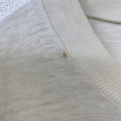 古着 used　　半袖プリントTシャツ　バックプリント　車　カー　シングルステッチ　90s　レトロ　アイボリー　Mサイズ