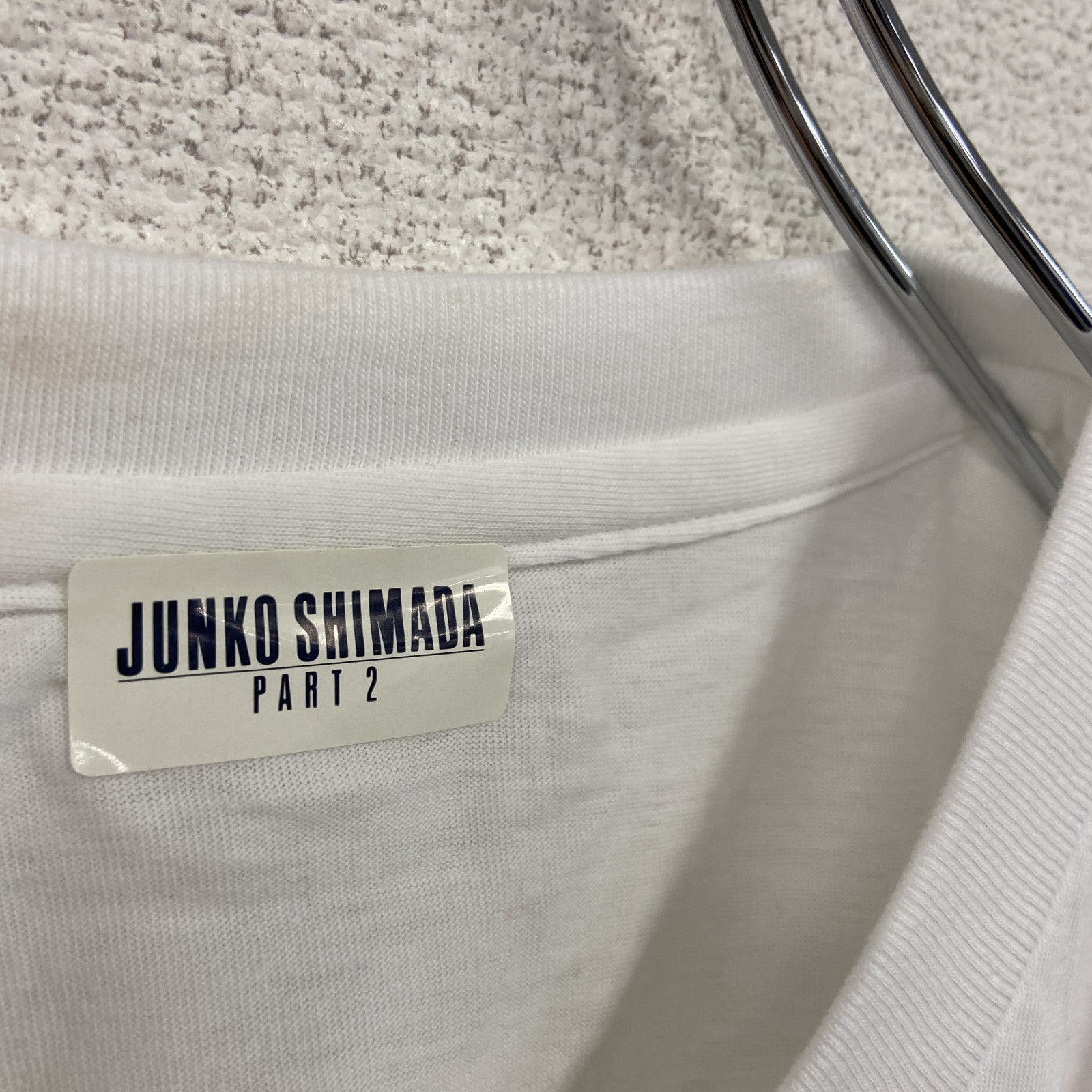 JYUNKO SHIMADA　ジュンコ シマダ　半袖プリントTシャツ　シングルステッチ　白　ホワイト