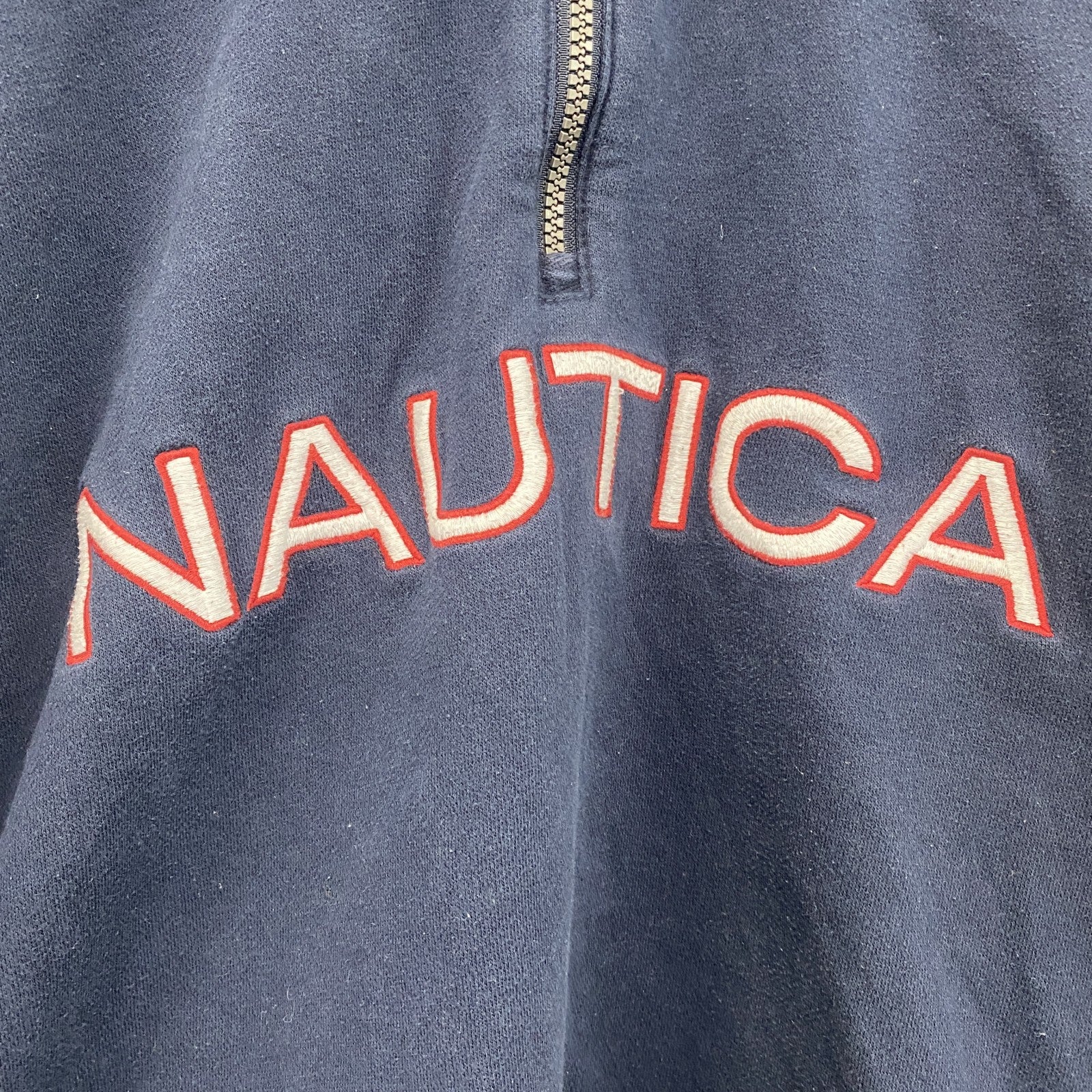 nautica　ノーティカ　ハーフジップスウェット/トレーナー　紺　ネイビー　Ｍサイズ