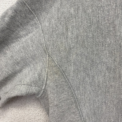 Champion　チャンピオン　リバースウィーブ　スウェットパーカー/フーディー　刺繡ロゴ　霜降りグレー　XSサイズ