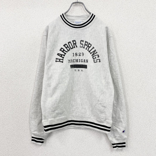 Champion　チャンピオン　リバースウィーブ　スウェット/トレーナー　アーチプリント　霜降りグレー　Sサイズ