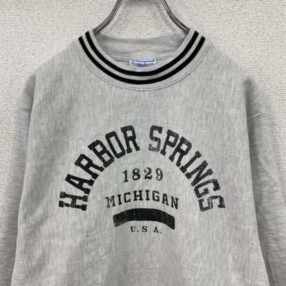 Champion　チャンピオン　リバースウィーブ　スウェット/トレーナー　アーチプリント　霜降りグレー　Sサイズ