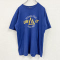ZERO ONE　半袖プリントTシャツ　クラブチーム　テニス　青　ブルー