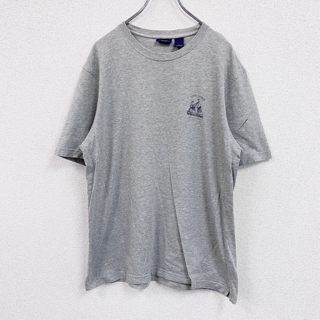 Brooks Brothers 346　ブルックスブラザーズ　半袖プリントTシャツ　グレー　Mサイズ