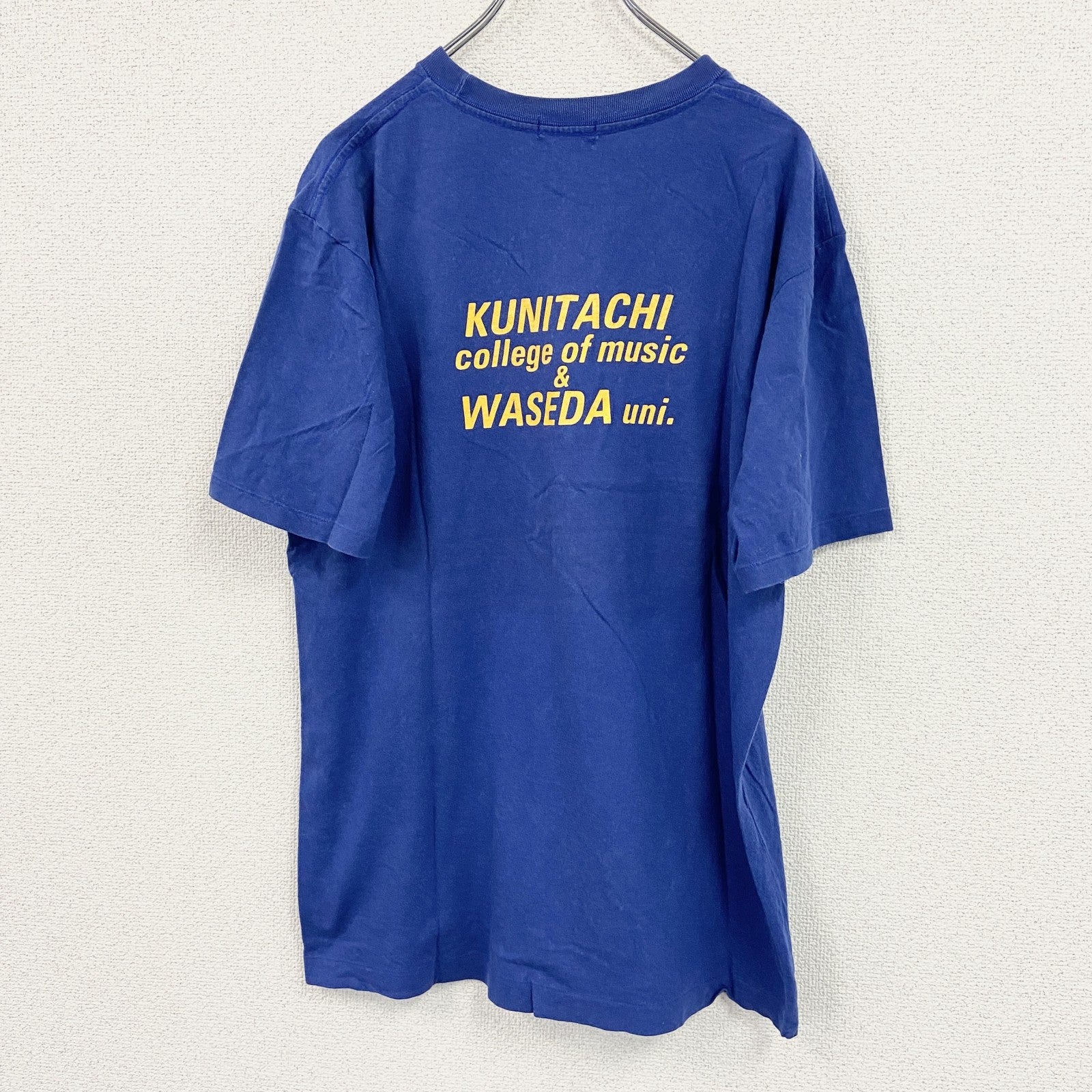 ZERO ONE　半袖プリントTシャツ　クラブチーム　テニス　青　ブルー
