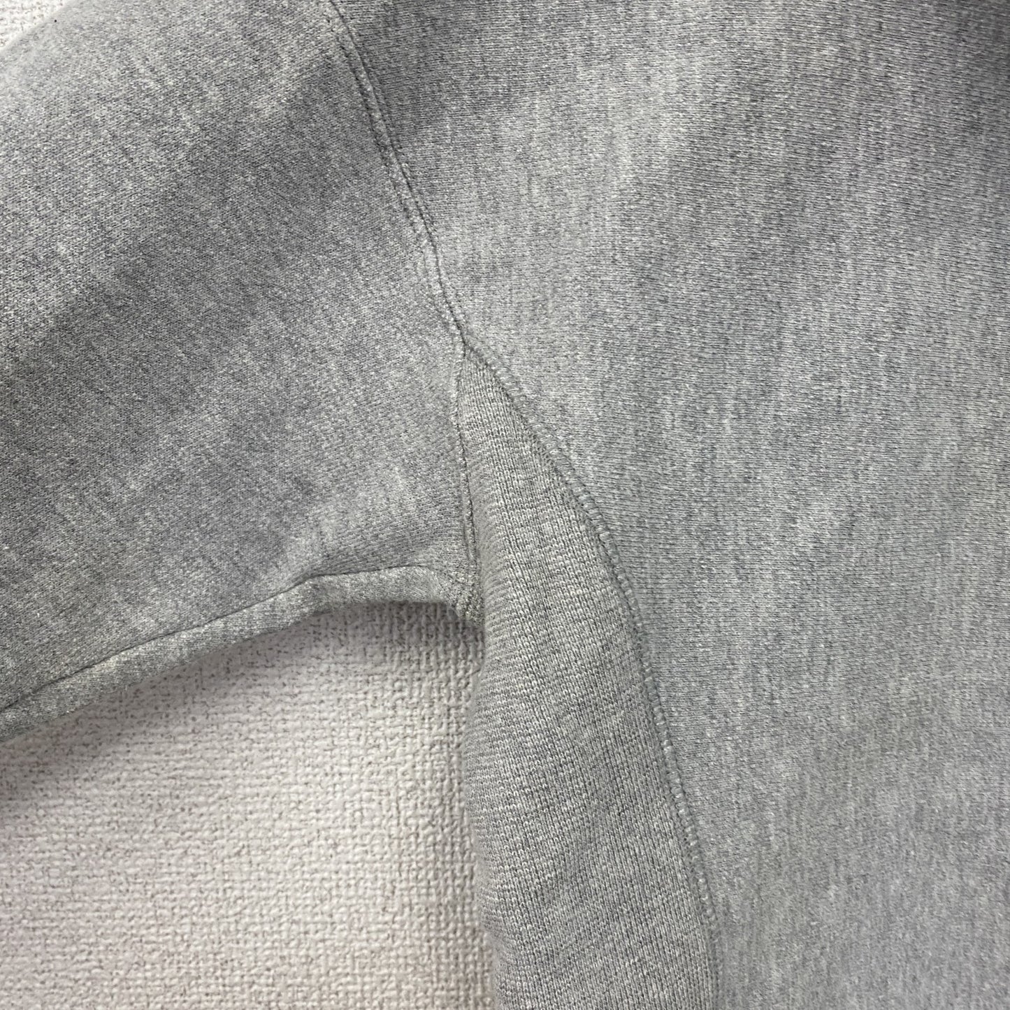 Champion　チャンピオン　リバースウィーブ　スウェットパーカー/フーディー　刺繡ロゴ　霜降りグレー　XSサイズ
