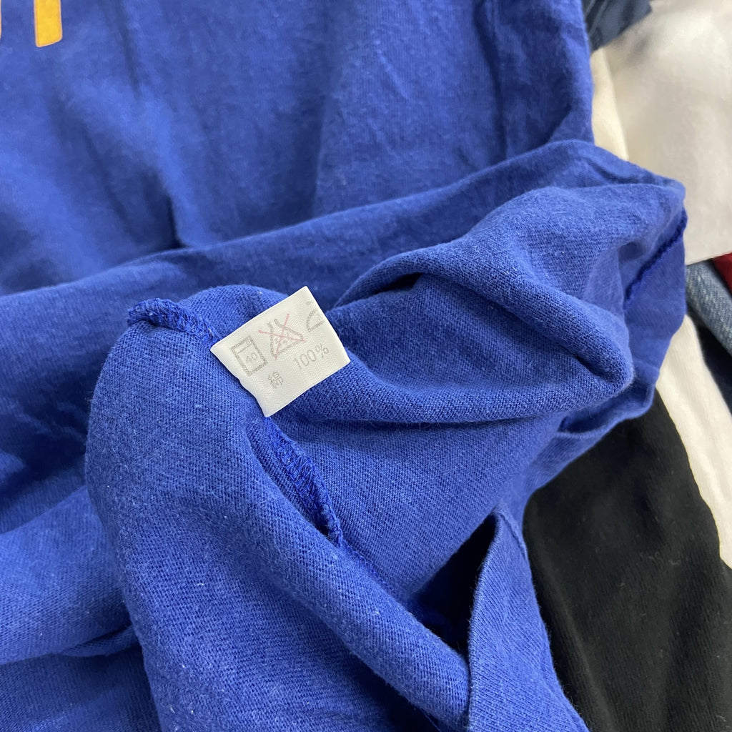 ZERO ONE　半袖プリントTシャツ　クラブチーム　テニス　青　ブルー
