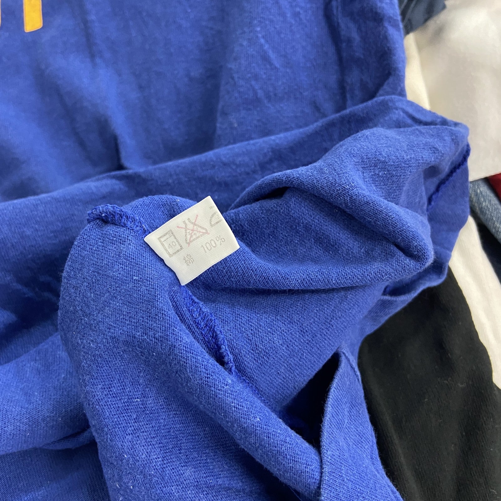 ZERO ONE　半袖プリントTシャツ　クラブチーム　テニス　青　ブルー