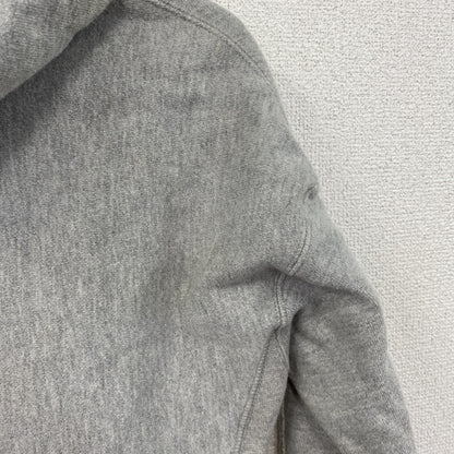 Champion　チャンピオン　リバースウィーブ　スウェットパーカー/フーディー　刺繡ロゴ　霜降りグレー　XSサイズ