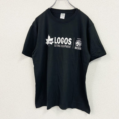 Print star　プリントスター　半袖企業プリントTシャツ　BOSS　コーヒー　黒　ブラック　Lサイズ